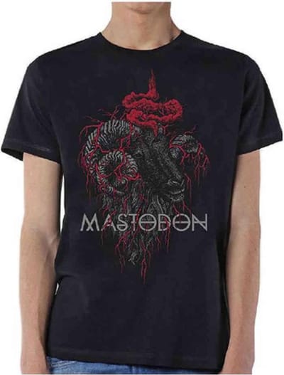 Mastodon - Rams Head Colour Heren T-shirt - S - Zwart