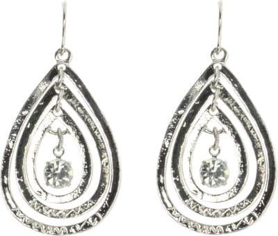 Behave - Druppel oorbellen met hanger - Elegant avondaccessoire