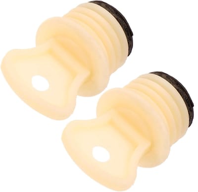 Warmwaterkruik Stopper - Lekvrije Deksels - Veilig Gebruik - Goede Afdichting - 2 Stuks - Zwart