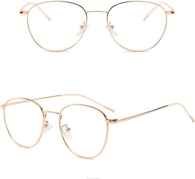 Lexium Blauw licht bril zonder sterkte - Blauw Licht Bril - Computerbril - Blue Light Glasses - Blauw Licht Filter Bril - Beeldschermbril - Met Brillendoekje - Unisex - Transparant - Game bril - Bril tegen vermoeide ogen - Bril computer/tv schermen
