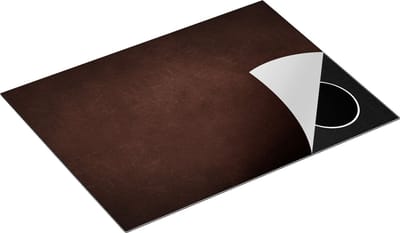 Chefcare Inductie Beschermer Bruine Betonnnen Muur - Cement - 70x50 cm - Afdekplaat Inductie - Kookplaat Beschermer - Inductie Mat