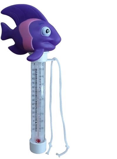 Zwembadtemperatuurmeter - Water Tester - Watertemperatuur Meten - Drijvend Visontwerp - 21 cm - Meerdere Kleuren