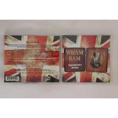 CD STEVE MARRIOTTS ALL STARS Wham Bam DWWLCD05 WAPPING WHARF 2007 VK Rock Gebruikt brown