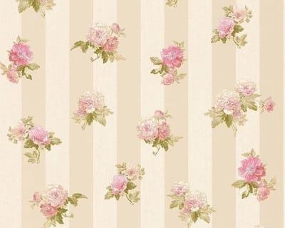 Roze Bloemen behang vlies 30447-4
