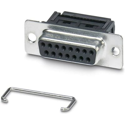 Phoenix Contact VS-15-BU-DSUB-FK 1688900 D-sub female connector 90 ° Aantal polen: 15 Snijklem 10 stuk(s) Package