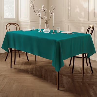 JHUBERS- Tafelkleed 150 x 300 cm - Onderhoudsvriendelijk - Polyester - Effen - Tijdloos design - Geschikt voor elke gelegenheid - Tafelbedekking