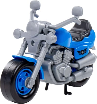 Cavallino Toys - Cavallino Tour Motorcycle Blue 25cm