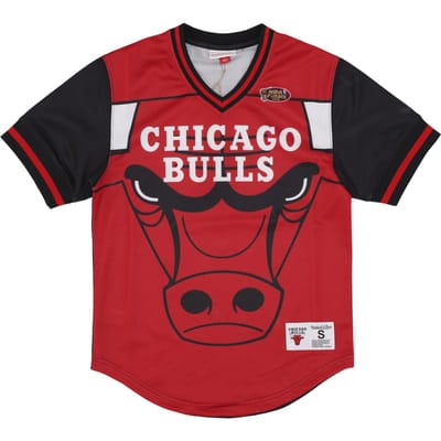 NBA Jumbotron 3.0 Mesh herenjersey met V-hals Chibul Multi/wit