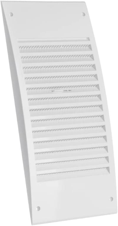 Verstelbaar Ventilatierooster - 140x300mm met Insectenbescherming en ABS Kunststof