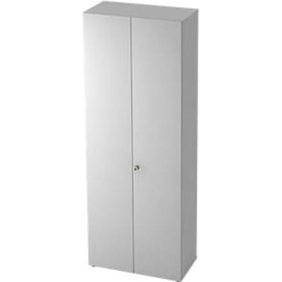 TOPAS LINE kast, archief-/garderobekast, 6 dossierhoogtes, B 800 mm, lichtgrijs