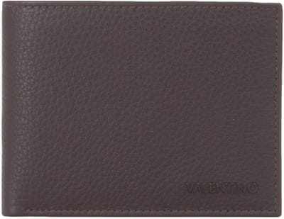 VALENTINO Leren Portemonnee Sodaro Wallet Moro Donkerbruin