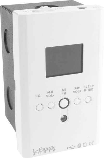 BeMatik - 15 W ingebouwde audio-versterker MP3-speler en wav Bluetooth SD USB FM-radio