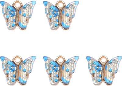 Hiden - Vlinder Hangers - Sieraden - DIY - Fashion - Ketting - Oorbellen - Mode & Accessoires - Dames - Hobby - 5 stuks