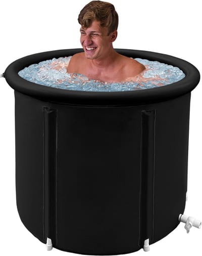 IJsbad 75 cm XL - Met Isolerende Afdekhoes - Opvouwbaar En Inklapbaar - Bad - Zitbad - Ice Bath - Dompelbad