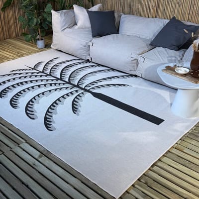 Buitenkleed Breeze zwart/wit - Interieur05 - 160 x 230 cm - (M)