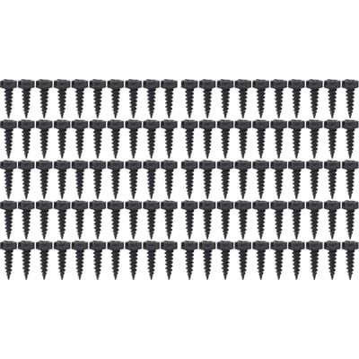 100 stuks Plantwortel Groei Container Vaste Schroeven Plastic Kwekerijpotten Schroef Tuinbenodigdheden voor