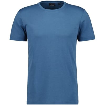 Ragman T-Shirt Uni Solid Round Neck Pima Cotton Royal Blue / male