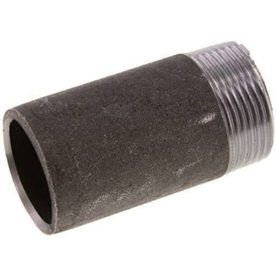 R 1 1/4'' Buitendraad x 42.4mm Stalen Pijpnippel met Las uiteinde 50 Bar DIN 2982 - 80mm [5 Stuks]