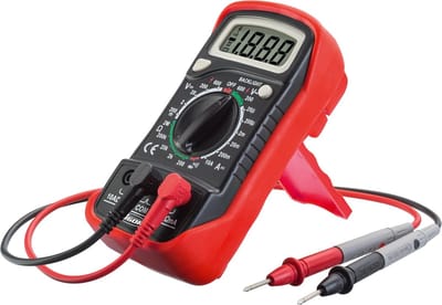 Vigor Digitale Multimeter V4324 - AC/DC Spanning, Weerstand, Continuïteit, LED-Achtergrondverlichting, Automatische Bereikkeuze