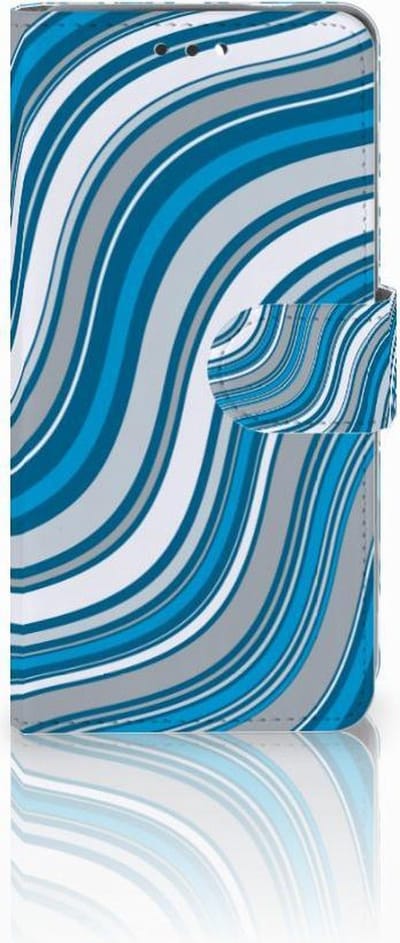 Nokia 3.1 (2018) Telefoon Hoesje Waves Blue