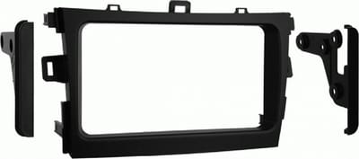 2-DIN radiopaneel Toyota Corolla 2009-2013 zwart (METRA)