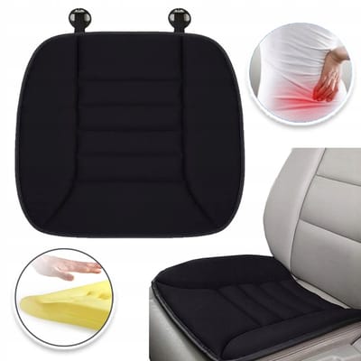 Zitkussen Van Traagschuim - 46,5 X 48,5cm - Geventileerd Mesh Antislip Onderkant - Beschermt Tegen Stof En Krassen - Universeel Geschikt Voor Auto, Bureau En Eetkamerstoel