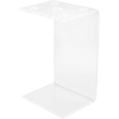 Support Rangement Ciseaux Acrylique 5 Trous Transparent Multifonctionnel Support Ciseaux Salon Organisateur de Bureau white