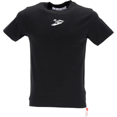 Off-White Zwarte Katoenen Logo T-Shirt