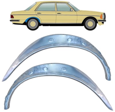 Reparatiepaneel achterste wielkast voor Mercedes W123 1975-1985 / Links + Rechts