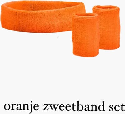Akyol - oranje zweetbandset - setje oranje zweetbandjes - pols en hoofdbandjes - ek voetbal - oranje zweetband - olympische spelen - koningsdag