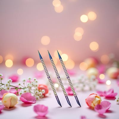 Set van 3 RVS Nagelvijlen en Nagelriem Pusher voor Manicure en Pedicure