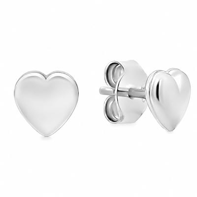 Juwelier Zwartevalk - Zilveren (gerhodineerd) hartjes oorbellen - 22.273