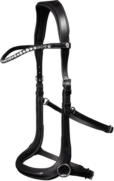 WALDHAUSEN X-LINE BITLOOS HOOFDSTEL SENSATION Zwart