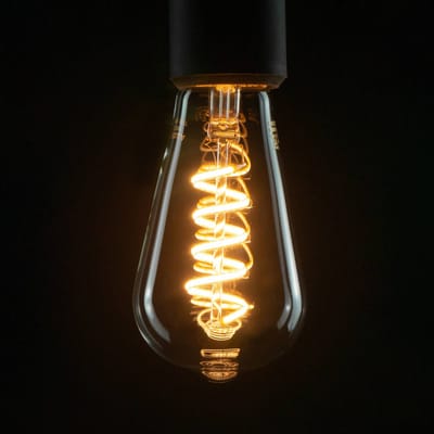 SEGULA LED lamp Rustika Curved E27 6W 1.900K