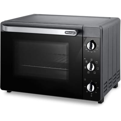 Mini-four - Chaleur tournante - Tournebroche - DELONGHI - EO40123.S - Noir - 40 L - 51,5 x 44 x 36 cm - 2000 W