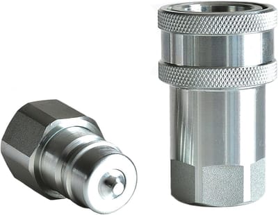 Hydraulische Snelsluiting Koppeling 1/4" voor Tractors en Loaders, Snel Verbinden en Ontkoppelen