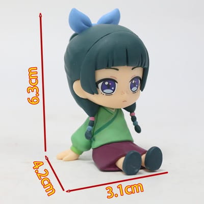21cm Kusuriya no Hitorigoto Anime Model Mantel Maomao Actiefiguur Schattige Jinshi Figuur Kamerdecoratie PVC Set Speelgoed gray