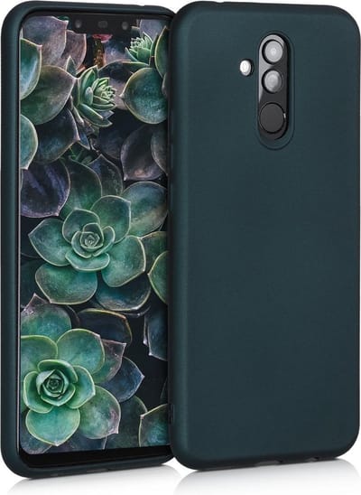 kwmobile telefoonhoesje geschikt voor Huawei Mate 20 Lite - Hoesje voor smartphone - Back cover in metallic petrol
