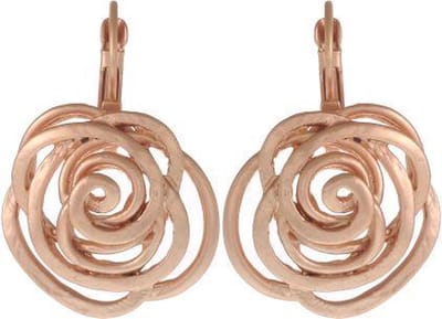 Behave - Oorbellen met bloemvorm hanger - Romantische stijl - 2,4 cm