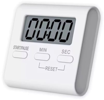 Akyol - Magnetische Kookwekker Inclusief Standaard | Digitale Kook Wekker Timer | Digitaal | Wit