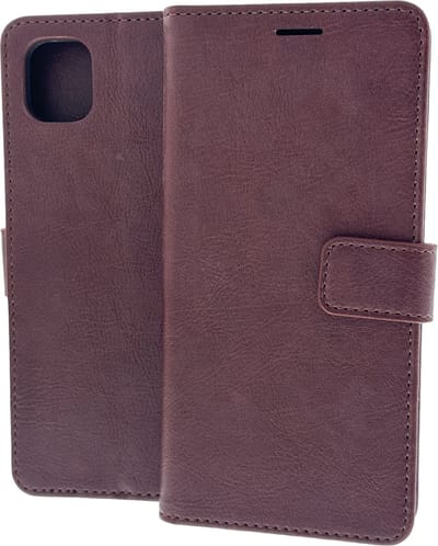Portemonnee Book Case Hoesje Geschikt voor: Samsung Galaxy A04 - Bruin
