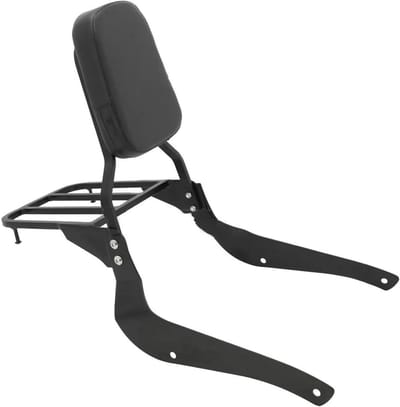 Passagierskussen Motor - Rugsteun Bagagedrager - Comfortabel Rijden - Waterdicht Synthetisch Leer - 3.56 kg - Zwart