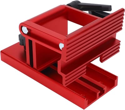 Verstelbare Slijpmal - Gereedschapssteun Slijper - Precisie Slijpen - Soepele Glijding - 6 of 8 Inch - Rood