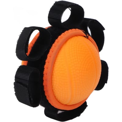 Balle Anti-Stress pour les Mains Entraînement de Thérapie Manuelle Squeeze Balle Anti-Stress pour l'Arthrite Prise des Doigts orange