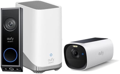 eufy Security Video Doorbell E340 + HomeBase 3 + eufycam E40 - Bundelvoordeel