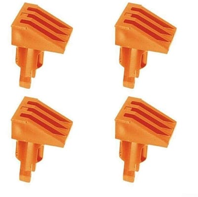 Dailygoods- Werkpaardpen 4-delig - Compatibel met Black & Decker 79-010-4 - Draaibare Pinnen - Flexibel - Geschikt voor Onregelmatige Werkstukken - Verhoogt Veelzijdigheid Handgereedschap - Werkplaatsaccessoire