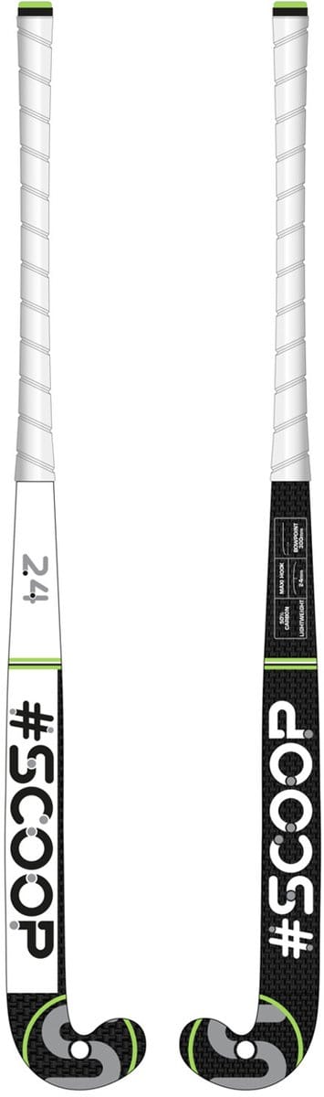 Scoop #6 Hockeystick - Mid Bow - 50% Carbon - Hockeystick Senior - Outdoor - 36,5 Inch