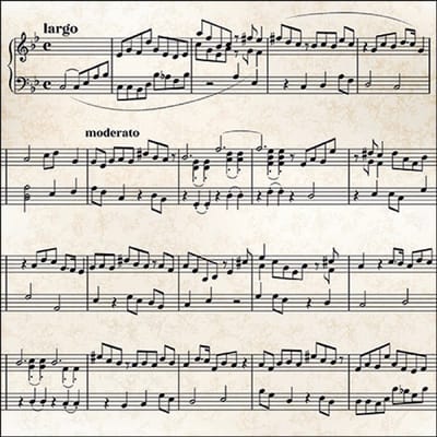Ambiente - lunch servetten - Sheet music