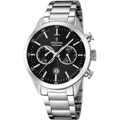 Festina F16826/C Chronograaf Quartz Herenhorloge black