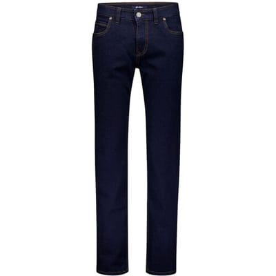 Gardeur BATU-2 Modern-Fit 5-Pocket Jeans Dark Rinse Used / male